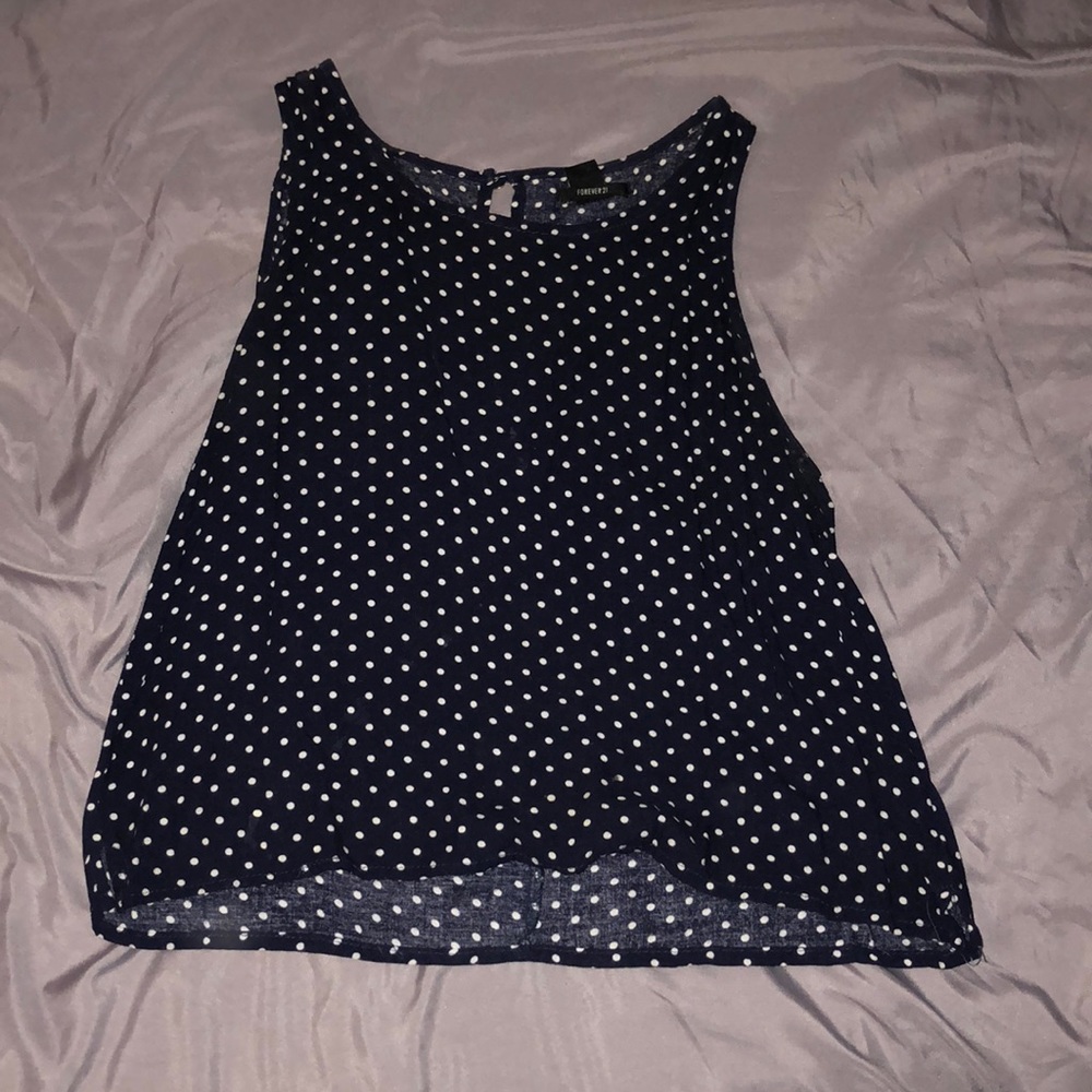 Blue  & White Blouse